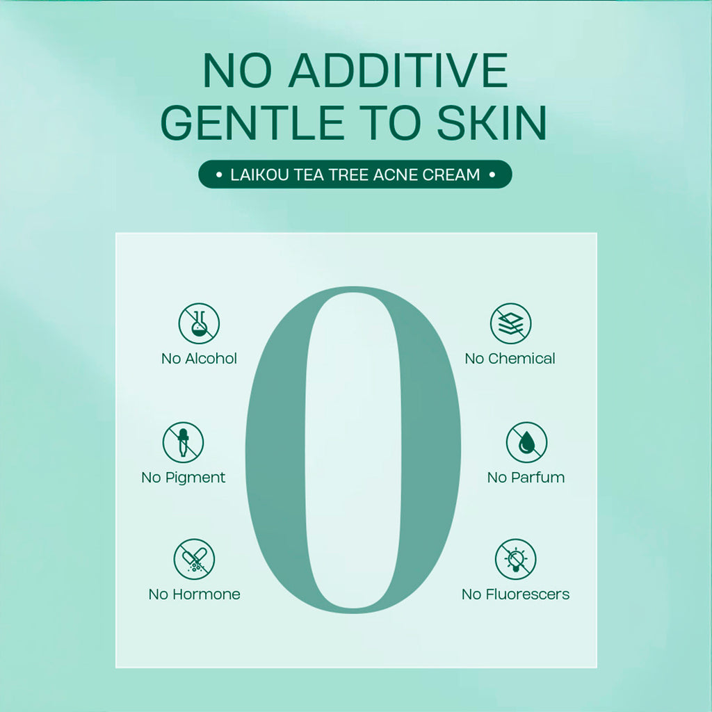 Tea Tree Acne Cream for Clearer Skin, Natural Oil Control & Spot Treatment