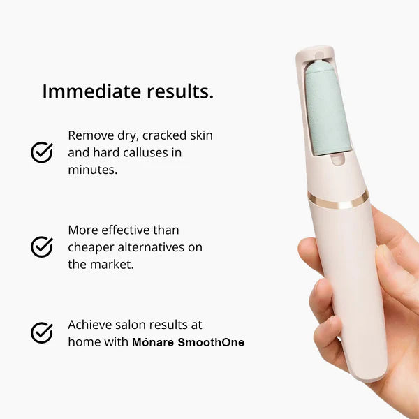 Mónare SmoothOne - Silky Soft Feet in Minute - Remove Calluses and Cracks Without Pain