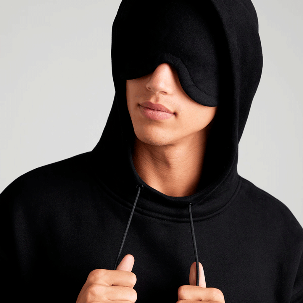 Travel & Lounge Set with Built-in Eye Mask and Utility Sleeve Pocket
