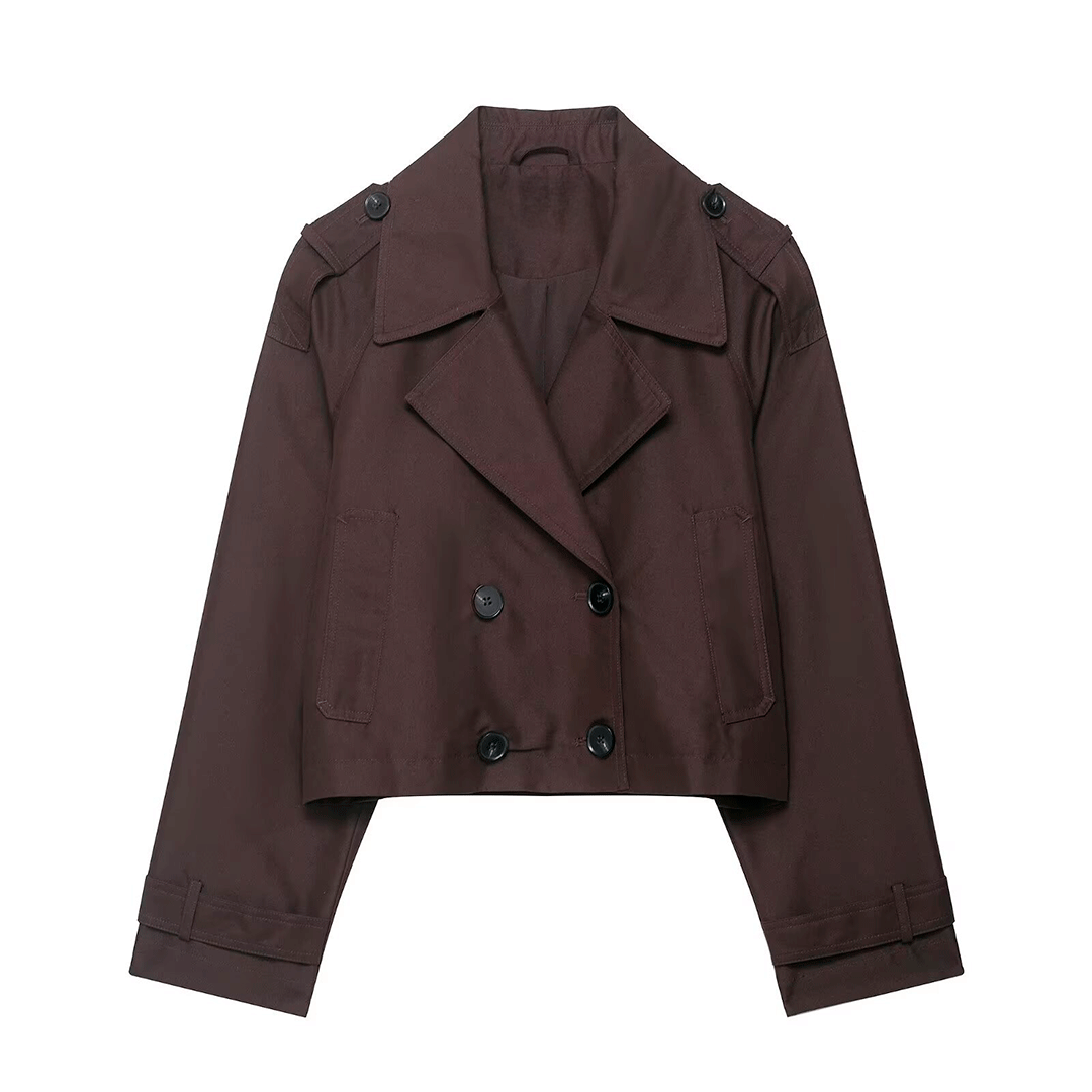 Cropped Trench Jacket – A Timeless Wardrobe Staple