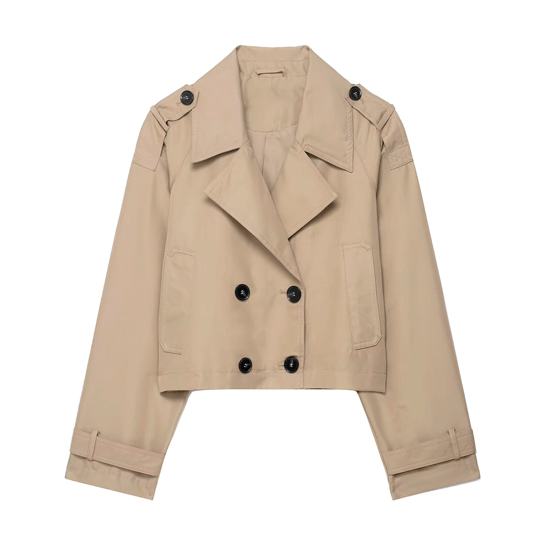 Cropped Trench Jacket – A Timeless Wardrobe Staple