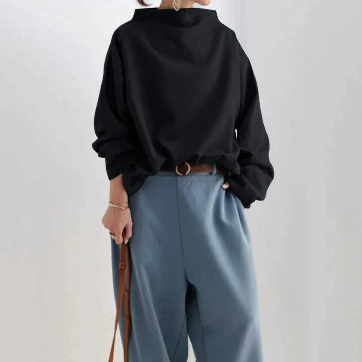The Marlow High-Neck Knit Top