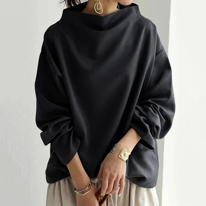 The Marlow High-Neck Knit Top