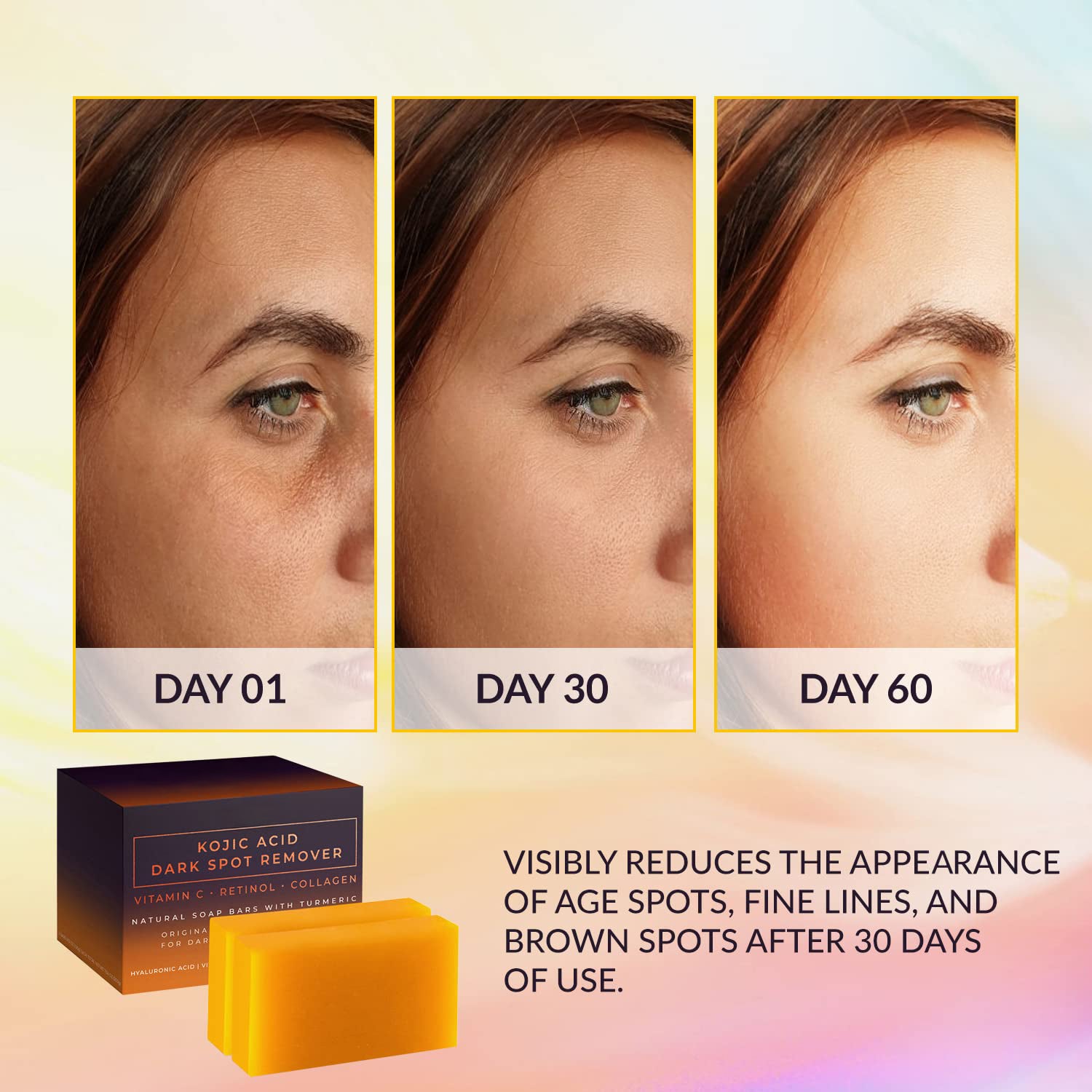 Kojic Acid Brightening Soap & Dark Spot Corrector