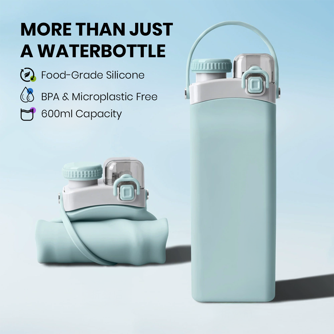 HydraFold™ Compact Leak-Proof Collapsible Water Bottle