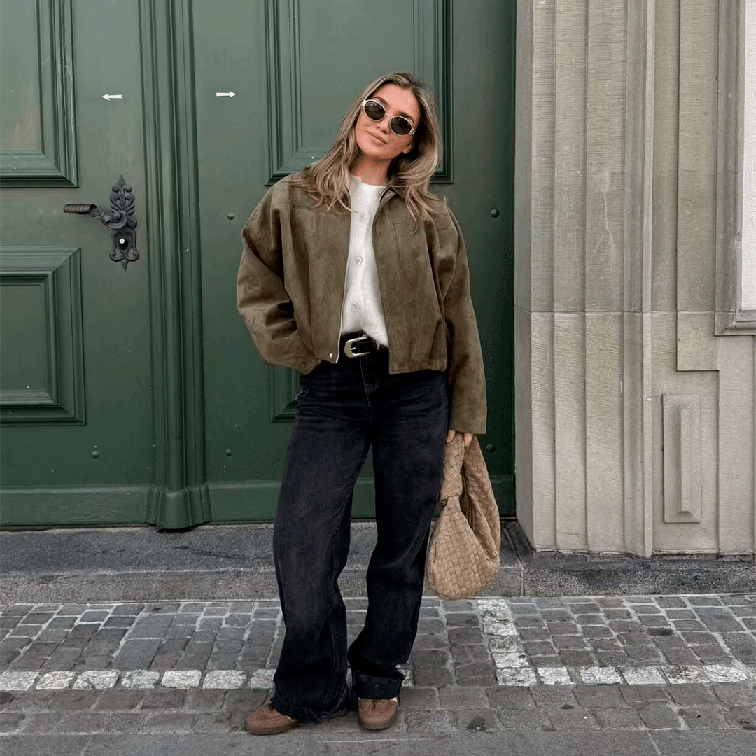 The Ashford Suede Bomber Jacket