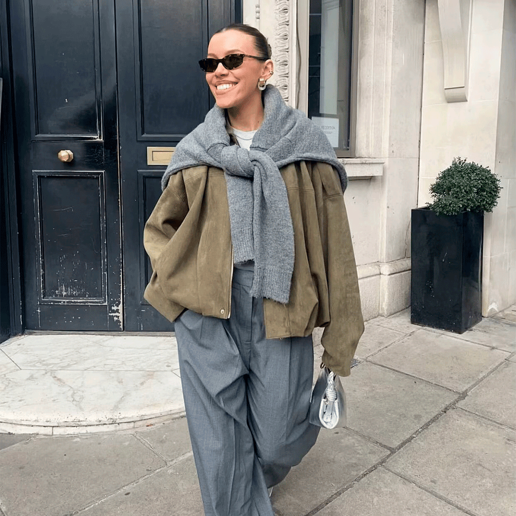 The Ashford Suede Bomber Jacket